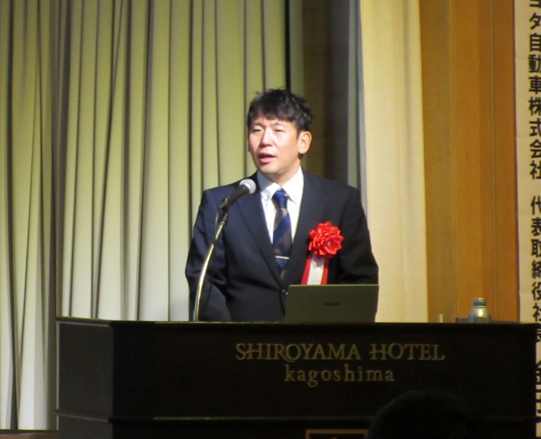 受賞報告会の様子